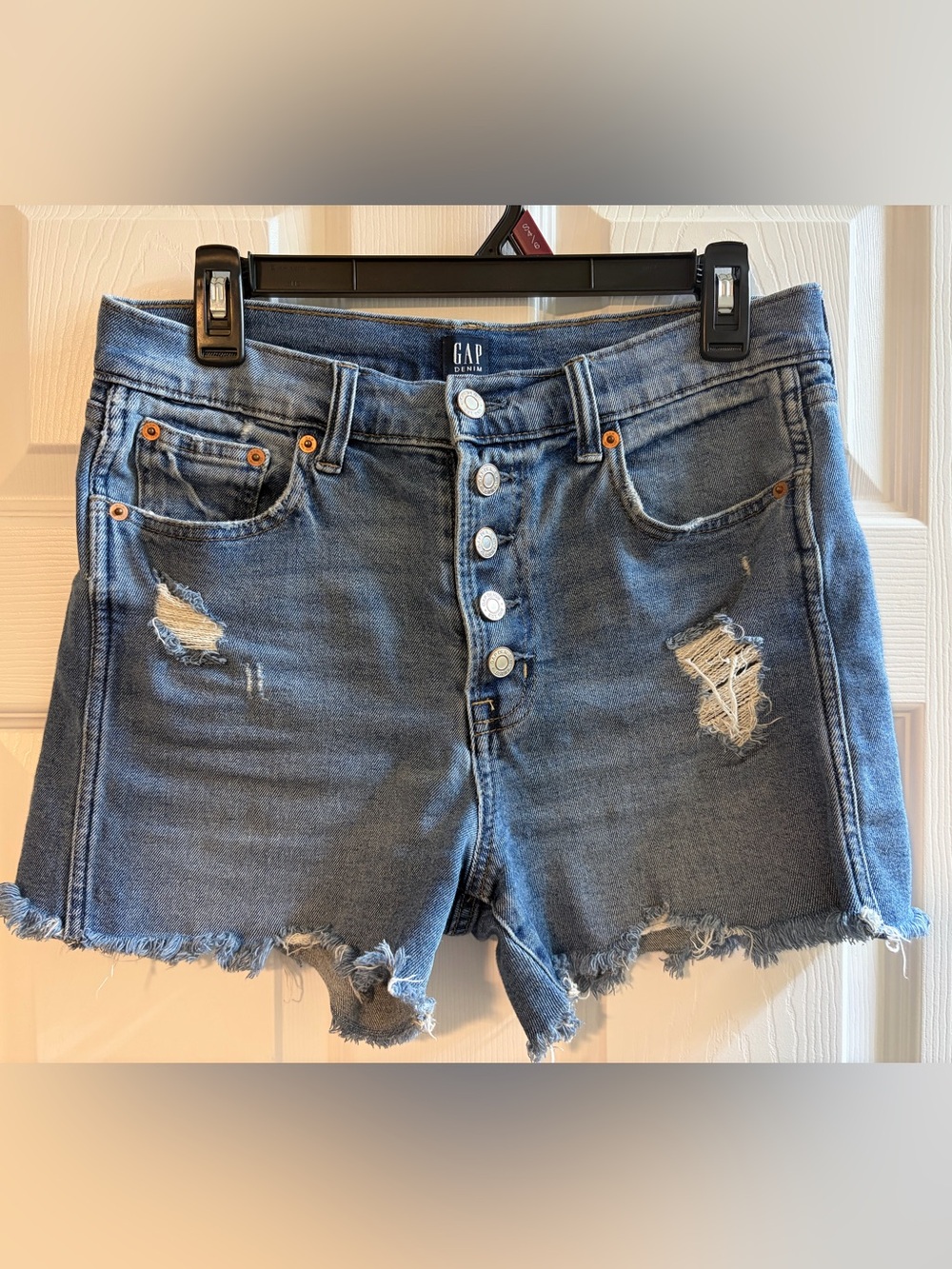 GAP Denim Button-Fly Jean Shorts